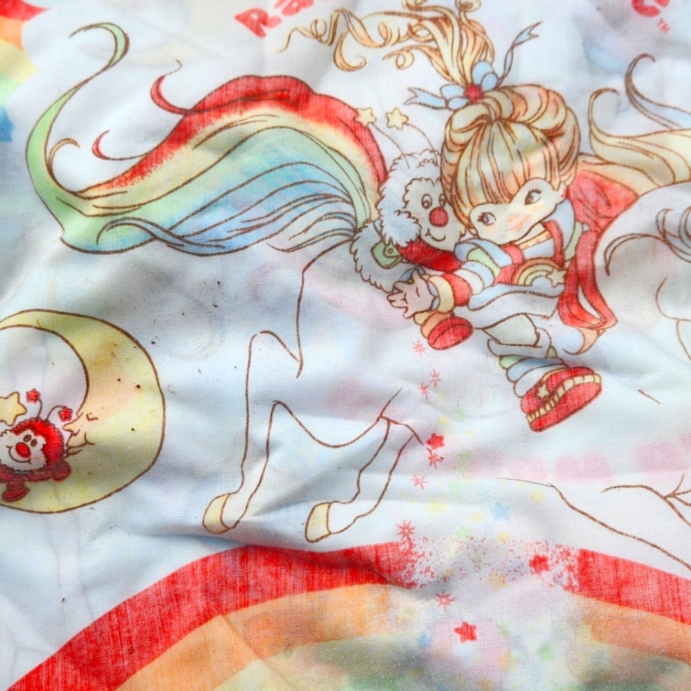 Colorful Rainbow Brite Fitted Sheet